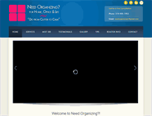 Tablet Screenshot of need-organizing.com